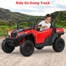24V Ride-On Electric Dump Truck and Tractor Car with Dump Bed and Extra Shovel Attachment Magic Cars 2