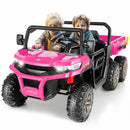24V Electric 2-Seater Off-Road Kids Ride-On Dump Truck with 4-Wheel Drive and Functional Dump Bed Magic Cars 10