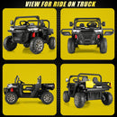 24V Electric 2-Seater Off-Road Kids Ride-On Dump Truck with 4-Wheel Drive and Functional Dump Bed Magic Cars 16