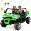 24V Electric 2-Seater Off-Road Kids Ride-On Dump Truck with 4-Wheel Drive and Functional Dump Bed Magic Cars 8