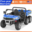 24V Ride-On Electric Dump Truck with 6 Wheels and Two Seats for Kids Magic Cars Variant 0