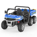 24V Electric Ride-On Dump Truck with 6 Wheels and Two Seats for Kids Magic Cars 1