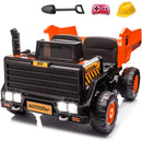 24V 2-Seater Ride-On Dump Truck Toy with Remote Control 4WD/2WD for Kids Magic Cars 3
