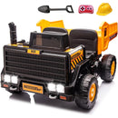 24V 2-Seater Ride-On Dump Truck Toy with Remote Control 4WD/2WD for Kids Magic Cars 4