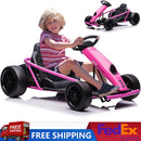 24V Electric Drift Go-Kart for Kids with 8 MPH Speed and Built-In Music Magic Cars 4