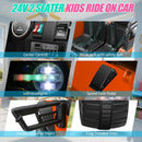 24V Ride-On Jeep 2-Seater with 4WD/2WD, 20-Inch Seat, LED Lights, Bluetooth, and Music Magic Cars 13