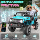 24V Ride-On Jeep 2-Seater with 4WD/2WD, 20-Inch Seat, LED Lights, Bluetooth, and Music Magic Cars 3