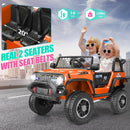 24V Ride-On Jeep 2-Seater with 4WD/2WD, 20-Inch Seat, LED Lights, Bluetooth, and Music Magic Cars 9
