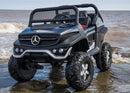 24V Ride-On 4x4 Mercedes Unimog UTV in Black Magic Cars 0