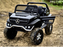 24V Ride-On 4x4 Mercedes Unimog UTV in Black Magic Cars 11