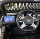 24V Ride-On 4x4 Mercedes Unimog UTV in Black Magic Cars 3