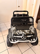 24V Ride-On 4x4 Camo UTV Mercedes Unimog Toy Vehicle Magic Cars Variant 0