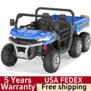 24V Ride-On Toy Truck with Dump Bed, Remote Control, 4WD, 6 Wheels, 2-Seat for Kids Magic Cars 0