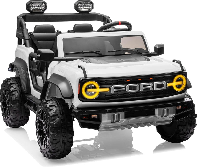 24V Ride on Toys for Big Kids, Licensed Ford Bronco Raptor 