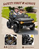 24V Electric 2-Seater Ride-On Car for Older Kids Licensed Ford Bronco Raptor Toy Magic Cars 6