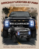 24V 2-Seater Ride-On Toy Truck for Older Kids Licensed Ford F-150 Raptor Magic Cars 1