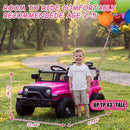 24V Pink Electric Car with Parental Remote Control for Kids Magic Cars 1