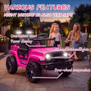 24V Pink Electric Car with Parental Remote Control for Kids Magic Cars 5