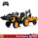24V Electric Ride-On Kids Tractor with Trailer and Working Shovel and Bucket Magic Cars 14