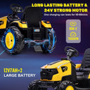24V Electric Ride-On Kids Tractor with Trailer and Working Shovel and Bucket Magic Cars 6