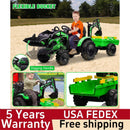 24V Kids Ride-On Tractor with Remote Control, EVA Tires, and LED Lights Magic Cars 0