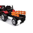 24V Battery-Powered Electric Ride-On Tractor with Front Loader and Trailer for Kids Magic Cars 11