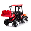 24V Battery-Powered Electric Ride-On Tractor with Front Loader and Trailer for Kids Magic Cars Variant 0
