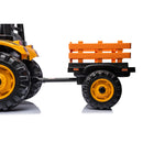 24V Battery-Powered Electric Ride-On Tractor with Trailer – Yellow Magic Cars 7