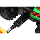 24V Battery-Powered Green Ride-On Tractor with Trailer Electric Vehicle Toy Car Magic Cars 4