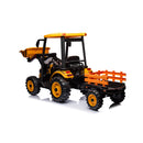 24V Battery-Powered Kids Electric Ride-On Tractor with Trailer and Front Loader Magic Cars 1