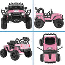 24V Electric 2-Seater Ride-On Truck for Kids with Parent Remote Control Magic Cars 8