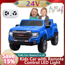 24V Ride-On Truck Car for Kids with Power Wheels, Remote Control, and LED Lights Magic Cars 1
