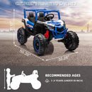 24V 2-Seater Electric 4x4 Off-Road UTV Ride-On ATV for Kids with Quick Charger Magic Cars 6
