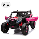 24V Ride-On 4WD Electric UTV Car with 2 Leather Seats Magic Cars 7