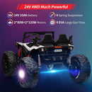 24V Electric Ride-On UTV Car for Kids with 2 Seats, LED Lights, Music, and Remote Control Magic Cars 14