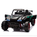 24V Electric 2-Seater Ride-On UTV Toy Car with Remote Control for Kids Black Magic Cars 0