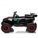 24V Electric 2-Seater Ride-On UTV Toy Car with Remote Control for Kids Black Magic Cars 3