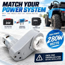 24V RS775 High-Speed Motor Gearbox Set for Power Wheels Enhancement, 2-Pack Magic Cars 3