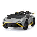 24V Kids Electric Ride-On Car Licensed Lamborghini STO with 360 Degree Drifting Magic Cars 4