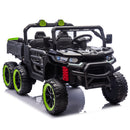 24V Two-Seater Kids Electric Ride-On Six-Wheel Dump Truck with Parental Remote Control Magic Cars 15
