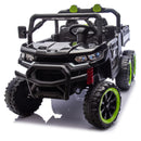 24V Two-Seater Kids Electric Ride-On Six-Wheel Dump Truck with Parental Remote Control Magic Cars 18