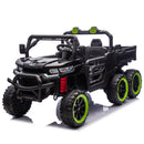 24V Two-Seater Kids Electric Ride-On Six-Wheel Dump Truck with Parental Remote Control Magic Cars 20