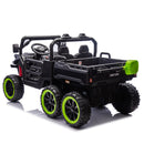 24V Two-Seater Kids Electric Ride-On Six-Wheel Dump Truck with Parental Remote Control Magic Cars 21