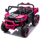 24V Two-Seater Kids Electric Ride-On Six-Wheel Dump Truck with Parental Remote Control Magic Cars 5