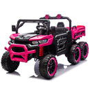 24V Two-Seater Kids Electric Ride-On Six-Wheel Dump Truck with Parental Remote Control Magic Cars 7