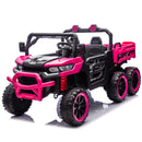 24V Two-Seater Kids Electric Ride-On Six-Wheel Dump Truck with Parental Remote Control Magic Cars 9