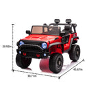 24V Two-Seater Kids Ride-On Truck Car with Parental Remote Control 200W x 2 Magic Cars 1