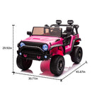 24V Two-Seater Kids Ride-On Truck with Parental Remote Control, Dual 200W Motors, 20.3-Inch Wide Seat Magic Cars 1
