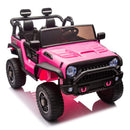 24V Two-Seater Kids Ride-On Truck with Parental Remote Control, Dual 200W Motors, 20.3-Inch Wide Seat Magic Cars 3