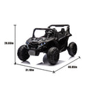 24V Two-Seater Kids Ride-On UTV with Parental Remote Control and Four-Wheel Suspension Magic Cars 13
